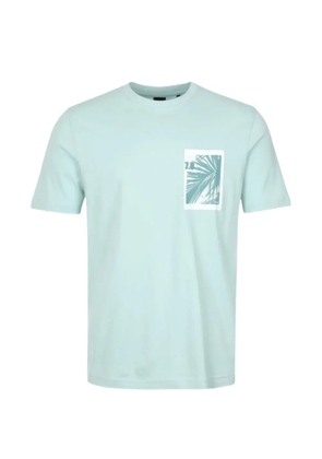 BOSS graphic-print T-shirt - Blue