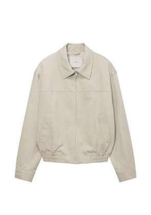 DUNST collared bomber jacket - Grey