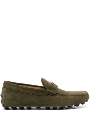 Tod's Gommino suede loafers - Green