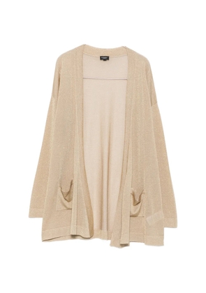 Snobby Sheep fine-knit open-front cardigan - Gold
