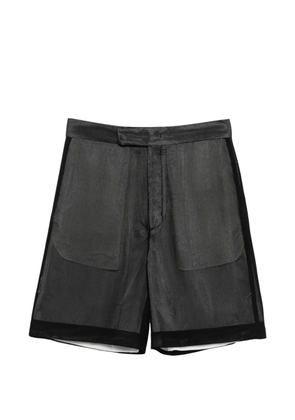 SAPIO textured shorts - Grey