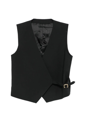 PT Torino buckled wrap-style waistcoat - Black
