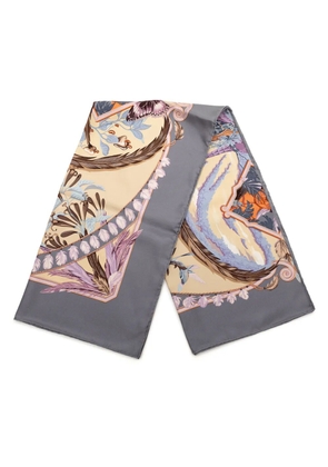 Hermès Pre-Owned 1980-2000 Amazonia Silk Scarf 90 scarves - Grey