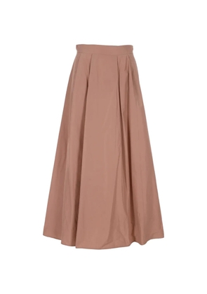 Marella pleated A-line skirt - Neutrals