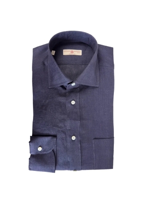 Luciano Barbera linen shirt - Blue