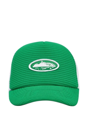 CORTEIZ mesh-panelled logo-patch trucker cap - Green