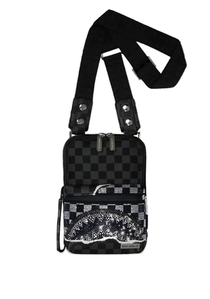 Sprayground Diamond Tear Shark OG messenger bag - Black
