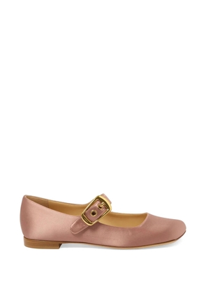 Chloé Polly buckle-strap ballet flats - Pink