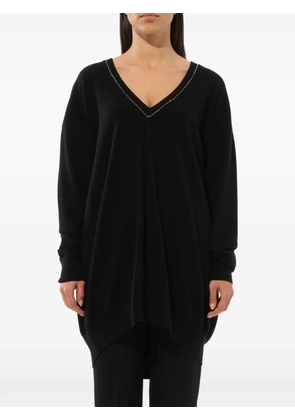 Givenchy embroidered strass-embellished sweater - Black