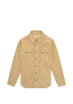 Fortela Toledo suede shirt jacket - Neutrals
