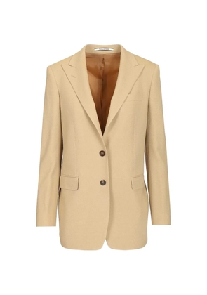 Tagliatore peak-lapel single-breasted blazer - Neutrals