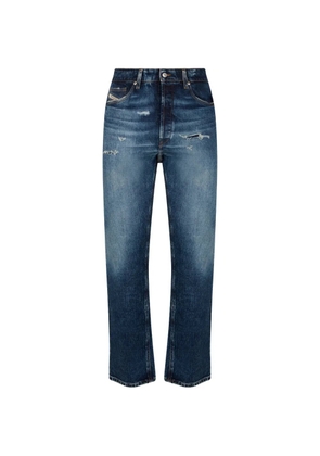 Diesel distressed straight-leg jeans - Blue