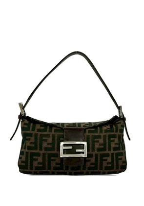 Fendi Pre-Owned 20th Century Zucca Canvas Double Flap shoulder bag - Brown