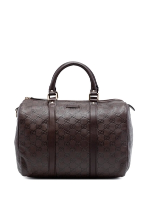 Gucci Pre-Owned 2016-2026 Medium Guccissima Joy boston bag - Brown
