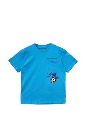 Chrome Hearts crew-neck short-sleeved T-shirt - Blue