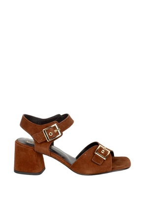 Luca Grossi buckle-fastening sandals - Brown