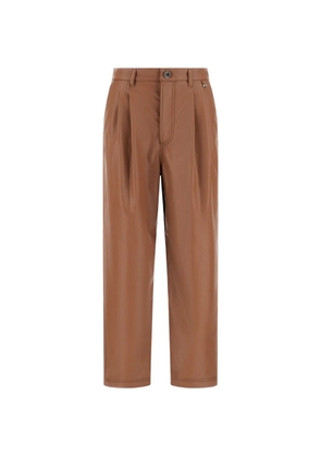 Herno straight trousers - Brown