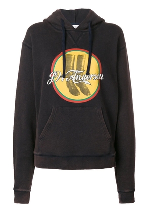 JW Anderson JWA Cola Boots Hoodie - Brown