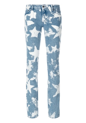 Givenchy bleached star skinny jeans - Blue