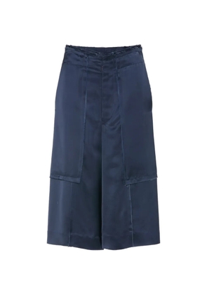 Maison Margiela frayed-edges panel-details shorts - Blue