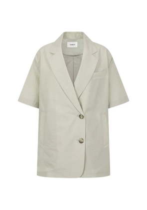 TOMBOY oversized short-sleeve oversized jacket - Grey