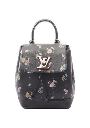 Louis Vuitton Pre-Owned 2017 Lockme floral backpack - Black