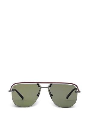 Hublot Eyewear double-bridge pilot sunglasses - Grey