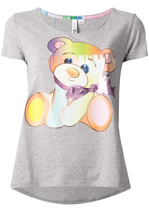 Y-3 multicolour bear print t-shirt - Grey