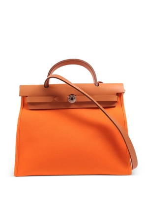 Hermès Pre-Owned PM Herbag two-way canvas handbag - Orange