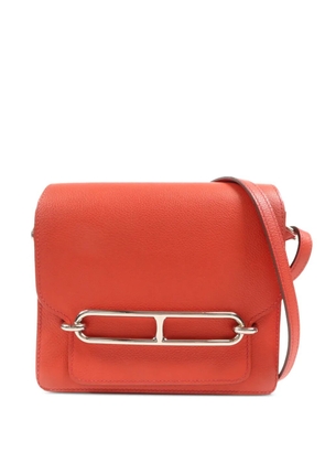 Hermès Pre-Owned mini Roulis calfskin crossbody bag - Red