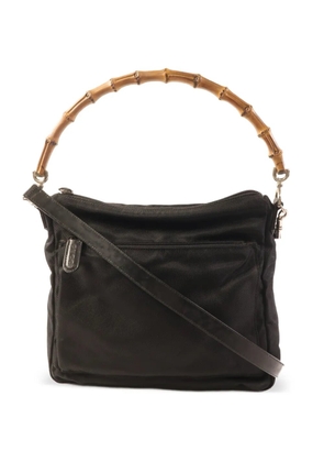 Gucci Pre-Owned bamboo-handle tote bag - Black