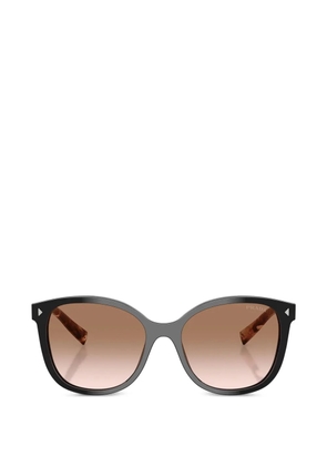 Prada tortoiseshell-effect sunglasses - Black