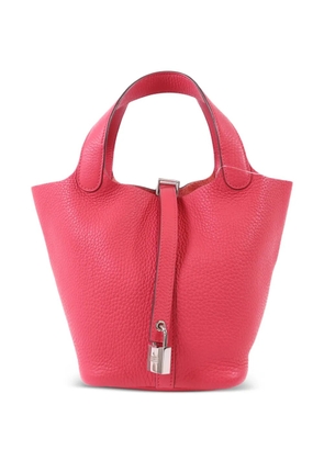 Hermès Pre-Owned PM Picotin calfskin tote bag - Pink