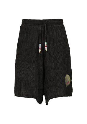 MISBHV Smile crinkled-effect shorts - Black
