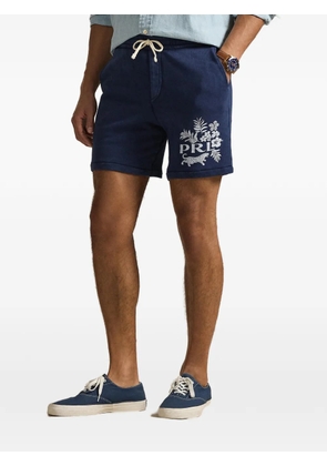 Polo Ralph Lauren graphic-print shorts - Blue