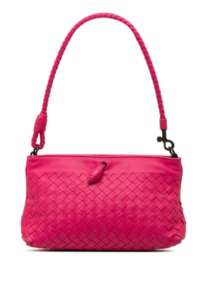 Bottega Veneta Pre-Owned 2012-2026 Nappa Intrecciato Frame Pochette shoulder bag - Pink