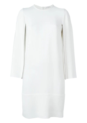 Givenchy crepe slit sleeve dress - White
