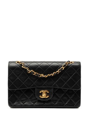 CHANEL Pre-Owned 1994-1996 Small Classic Lambskin Double Flap shoulder bag - Black