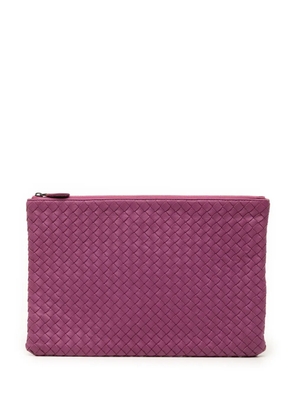 Bottega Veneta Pre-Owned 2012-2026 Nappa Intrecciato clutch bag - Purple