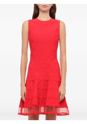 Alexander McQueen sleeveless knit dress - Red