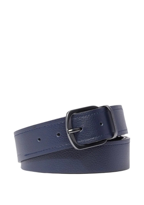 PIQUADRO prong-buckle grained-leather belt - Blue