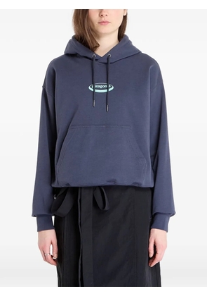 Patagonia logo-print drawstring hoodie - Blue