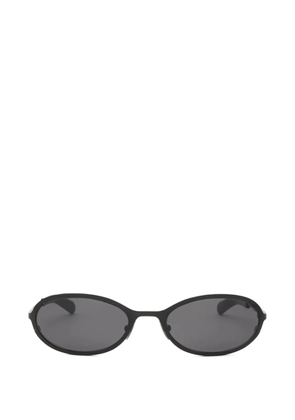 FLATLIST Cohen oval-frame sunglasses - Black