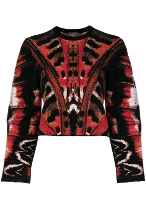 Alexander McQueen printed blouse - Black