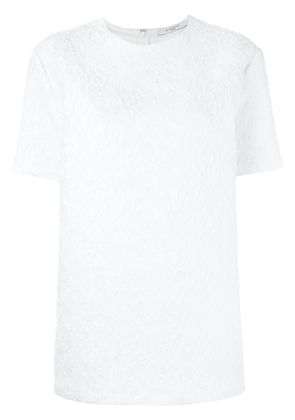 Givenchy cloqué oversized top - White