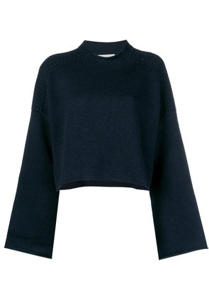 JW Anderson navy shoulder cable detail jumper - Blue