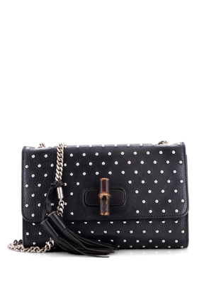 Gucci Pre-Owned Miss Bamboo Studded Leather Medium shoulder bag - Black