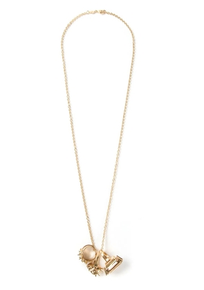 Alexander McQueen multi pendant necklace - Metallic