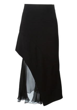 Givenchy sheer layer skirt - Black