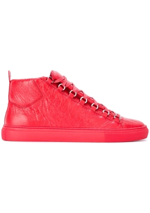 Balenciaga lace-up hi-tops - Red